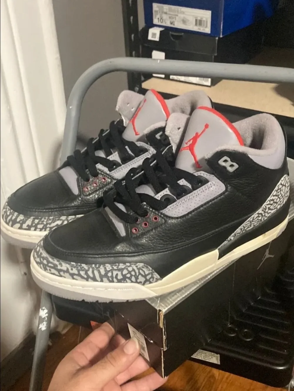 2001 Jordan 3 black cement
